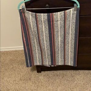 NWOT Striped knitted pencil skirt.